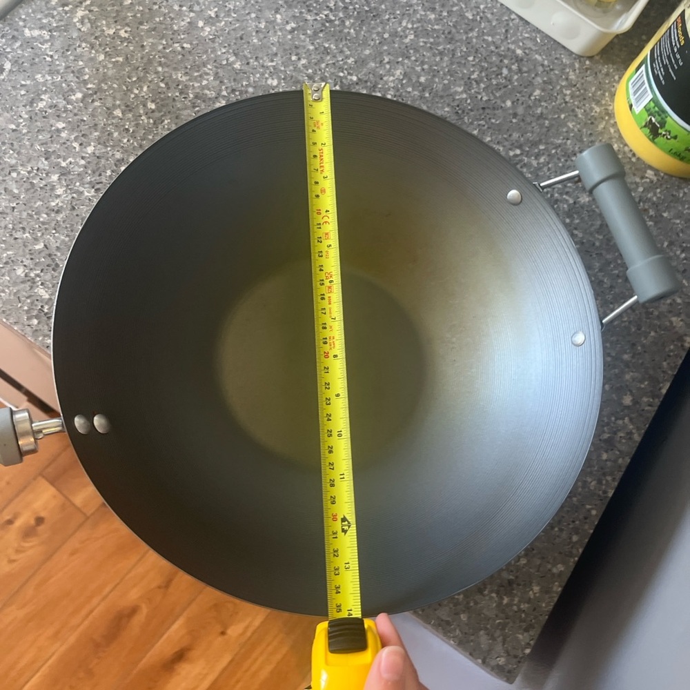 Non-Stick Gray Wok with Handles